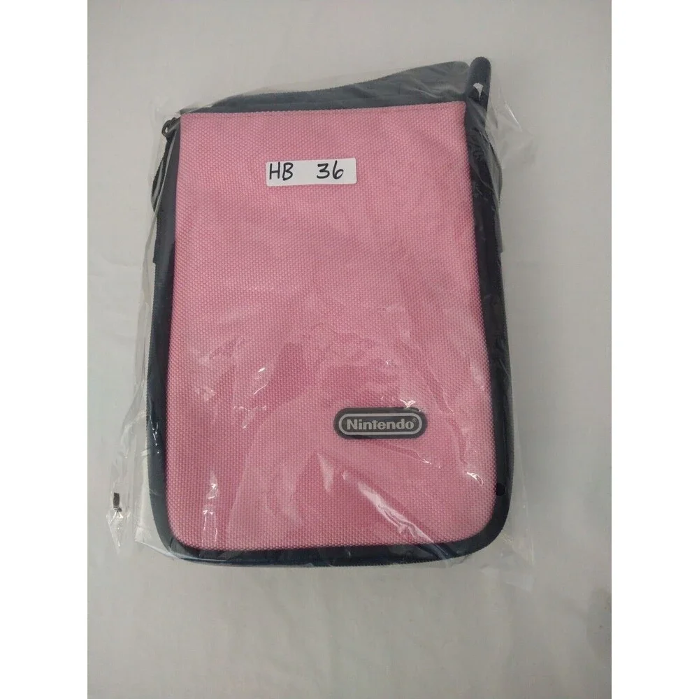 Nintendo Game System Pink Carrying Case DS Gameboy travel video games collector